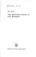 Cover of: Da Capo by E. D. Blodgett, E. D. Blodgett