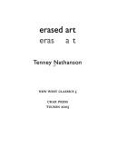 Cover of: Erased Art by Tenney Nathanson, Tenney Nathanson