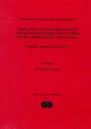 Directory of Japan Specialists and Japanese Studies Institutions in the United States and Canada by Kokusai K Ory U Kikin