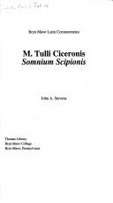 Cover of: M. Tulli Cicernois Somnium Scipionis