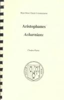 Cover of: Aristophanes: Acharnians : Spiral