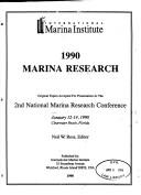 Cover of: Marina Research 1990 | Neil Ross