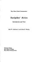 Cover of: Euripides Helen (Bryn Mawr Greek commentaries)