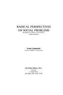 Cover of: Radical Perspectives on Social Problems Reading in Critical Sociology