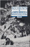 Cover of: Accidents in North American Mountaineering 1989
