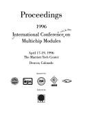 Cover of: 1996 International Conference on Multichip Modules: Proceedings, April 17-19, 1996, Denver, Colorado (Proceedings)