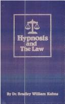 Cover of: Hypnosis and the Law