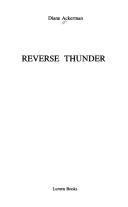 Cover of: Reverse Thunder