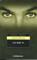 Cover of: LO QUE VI (Ensayo)