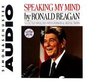 Cover of: Speaking My Mind by Ronald Reagan