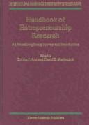 Cover of: Handbook of entrepreneurship research. by edited by Zoltan J. Acs and David B. Audretsch.