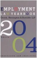 Cover of: Employment Law Yearbook 2004