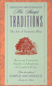 Cover of: Sarah Ban Breathnach's Mrs. Sharp's Traditions by 