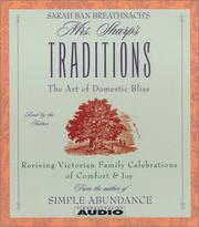Cover of: Sarah Ban Breathnach's Mrs. Sharp's Traditions by Sarah Ban Breathnach