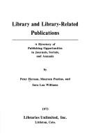 Cover of: Library and Library Related Publications | Peter Hernon