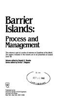 Cover of: Barrier islands: process and management