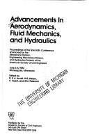 Cover of: Advancements in aerodynamics, fluid mechanics, and hydraulics: proceedings of the specialty conference