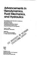 Cover of: Advancements in Aerodynamics, Fluid Mechanics, and Hydraulics: Proceedings of the Specialty Conference