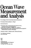 Cover of: Ocean wave measurement and analysis: proceedings of the second international symposium, honoring professor Robert L. Wiegel, New Orleans, Louisiana, July 25-28, 1993