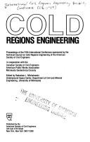 Cover of: Cold Regions Engineering | Radoslaw L. Michalowski