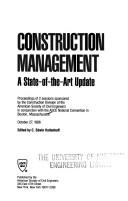Cover of: Construction Management by E. Edwin Haltenhoff