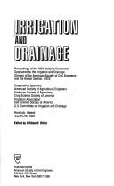 Irrigation and drainage by William F. Ritter, William Ritter