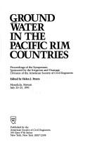Cover of: Ground water in the Pacific Rim countries by edited by Helen J. Peters.