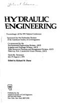 Cover of: Hydraulic Engineering: Proceedings of the 1991 National Conference (Hydraulic Engineering)