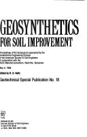 Cover of: Geosynthetics for soil improvement: proceedings of the symposium