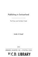 Publishing in Switzerland by Linda Stoddart Kropf