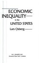 Cover of: Economic inequality in the United States