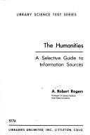 Cover of: humanities | A. Robert Rogers
