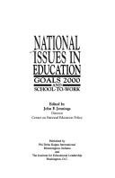 Cover of: National issues in education.