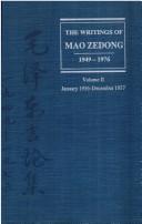 Cover of: writings of Mao Zedong, 1949-1976 | Mao Zedong