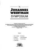 Cover of: The Johannes Weertman Symposium