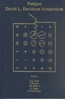 Cover of: Fatigue: David L. Davidson Symposium : Proceedings Held at the 2002 Tms Annual Meeting Seattle, Washington, USA February 17-21, 2002