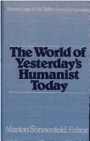 Cover of: Stefan Zweig: The World of Yesterday's Humanist Today