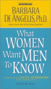 Cover of: What Women Want Men to Know