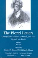 Cover of: The Piozzi Letters by O M, Jr. Brack