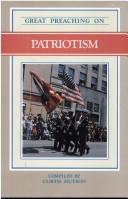 Cover of: Great Preaching on Patriotism by Curtis Hutson