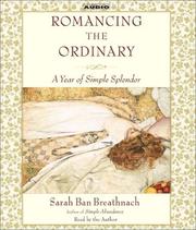 Cover of: Romancing the Ordinary by Sarah Ban Breathnach