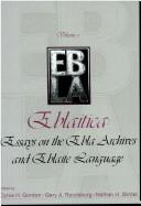 Cover of: Eblaitica by Cyrus H. Gordon, Gary A. Rendsburg