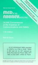 Cover of: Medical Abbreviations: 24,000 Conveniences at the Expense of Communications and Safety