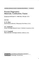 Cover of: Process diagnostics by editors, A.K. Hays, A.C. Eckbreth, G.A. Campbell.