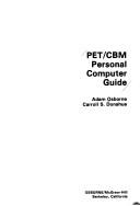 Cover of: PET-CBM personal computer guide
