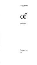 Cover of: Of