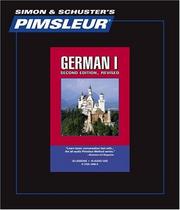 Cover of: Pimsleur German I Comprehensive CDs by Pimsleur