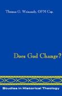 Cover of: Does God Change? (Studies in Historical Theology Vol 4)