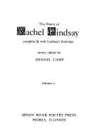Cover of: The poetry of Vachel Lindsay by Vachel Lindsay