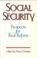 Cover of: Social Security